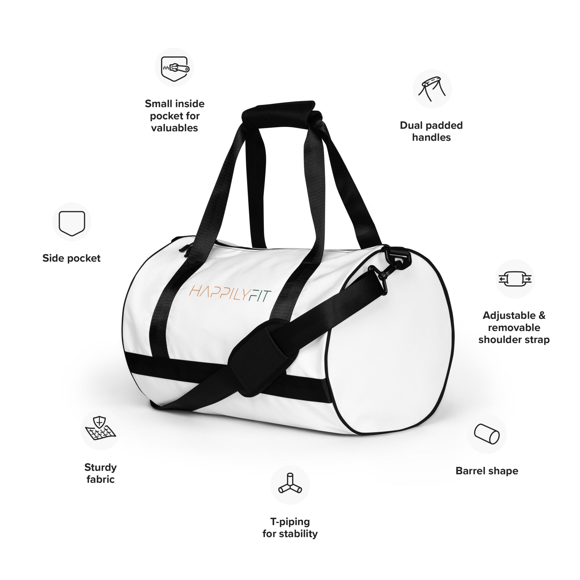 HappilyFit Gym Bag - HappilyFit Ltd