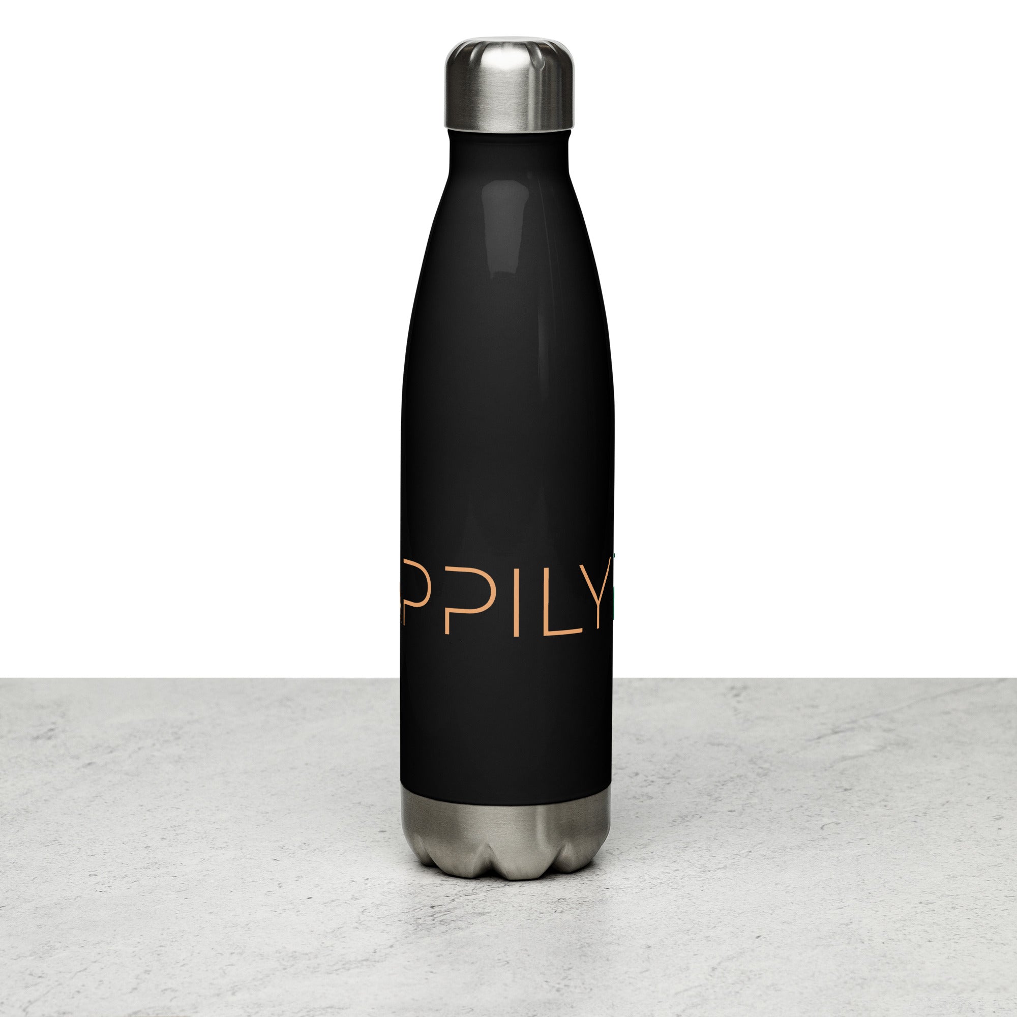 HappilyFit Stainless steel water bottle - HappilyFit Ltd