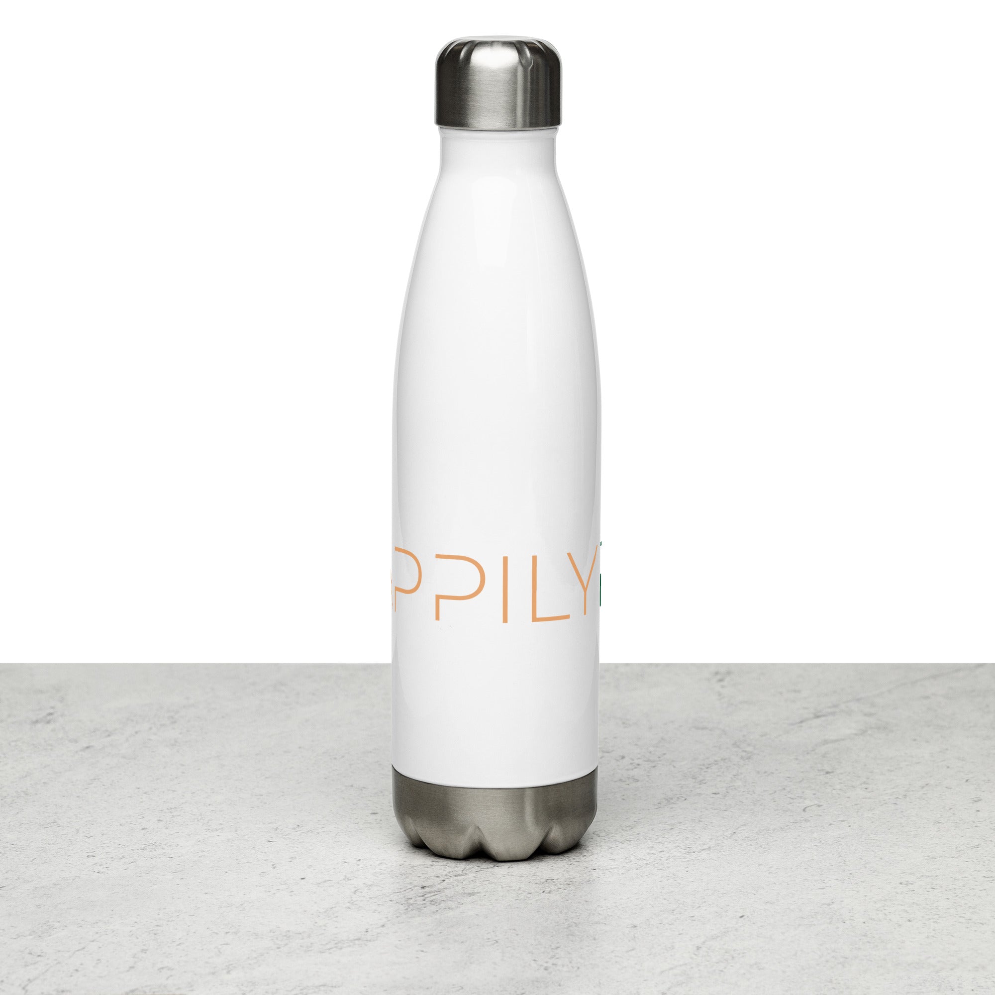 HappilyFit Stainless steel water bottle - HappilyFit Ltd
